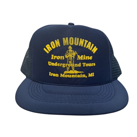 Vintage Trucker Hat - Iron Mountain, MI - Picture 1 of 7